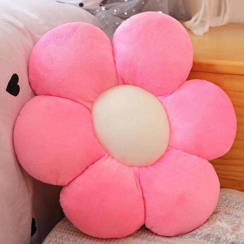 Color Flower Pillow Sun Flower Plush Cushion - Minihomy