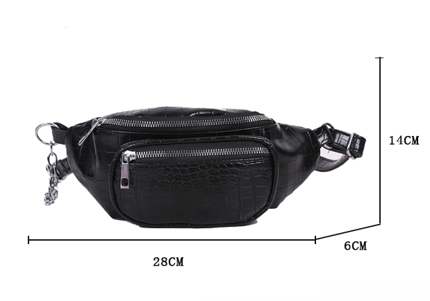 Female Waist bag Chest Messenger Bag - Minihomy