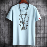 Mens Casual Bear Anime T Shirt - Minihomy