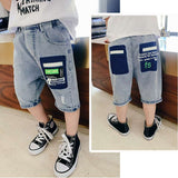 Children's Pants Boy Jeans Summer Casual Shorts - Minihomy