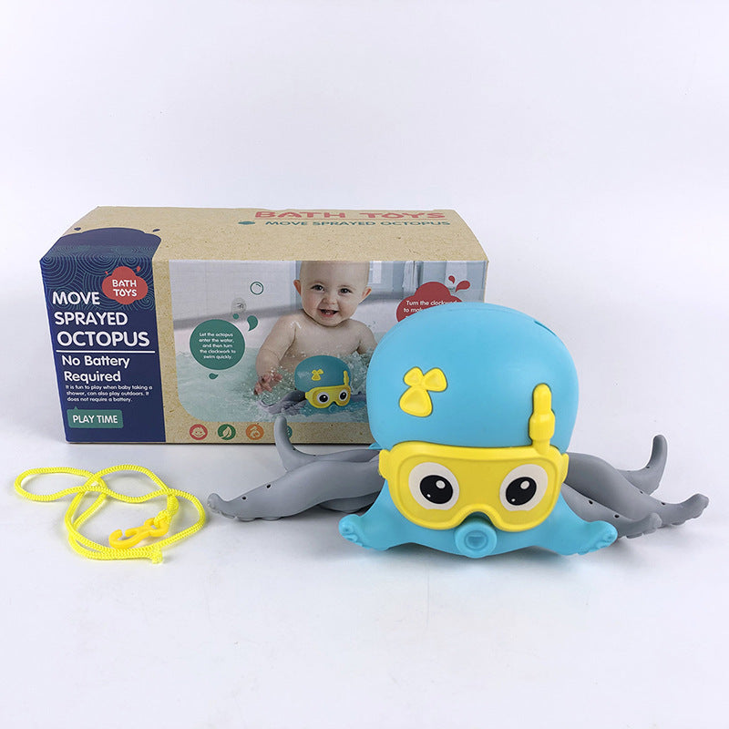 Funny Octopus Bath Toy for Kids - Floating, Crawling, Swimming Fun! - Minihomy