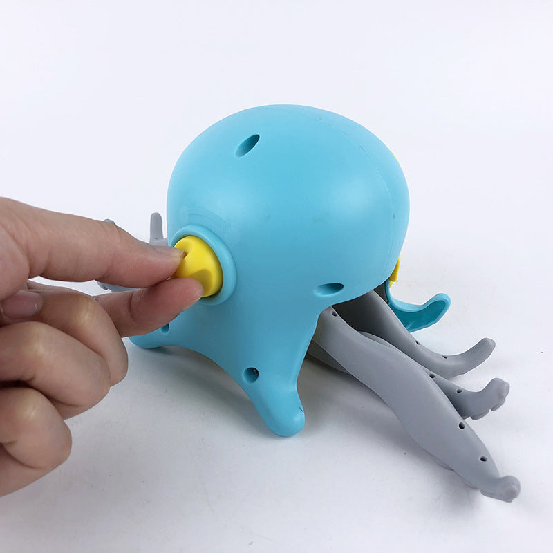 Funny Octopus Bath Toy for Kids - Floating, Crawling, Swimming Fun! - Minihomy