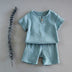 Boy And Girl Baby Short-sleeved Summer Suit - Minihomy