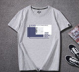 Men's Fashion Short Sleeve Harajuku Cotton Loose T-shirt - Minihomy