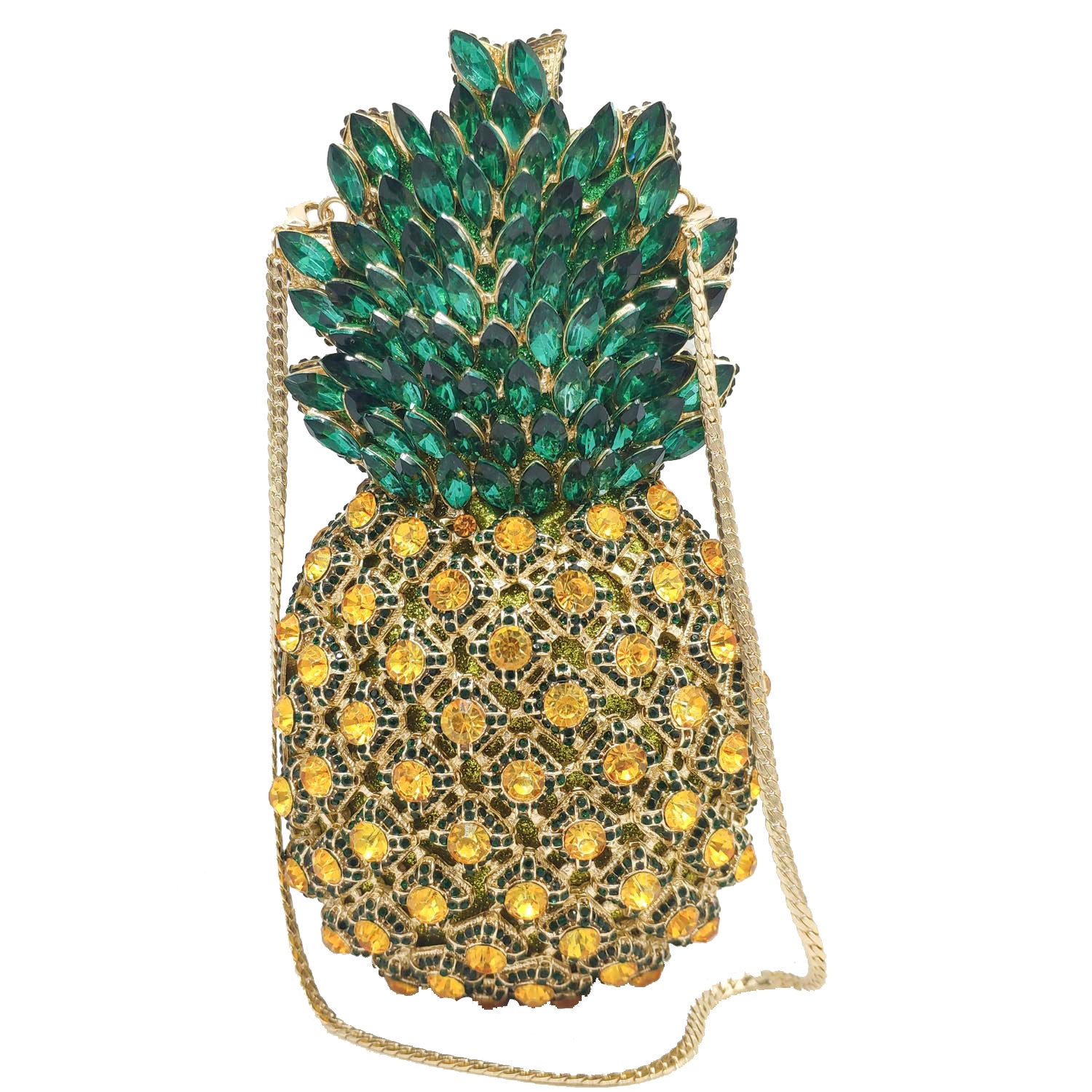 Pineapple Rhinestone Banquet Clutch - Minihomy