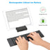 Folding Metal Bluetooth Foldable Keyboard Mini Bluetooth Wireless - Minihomy