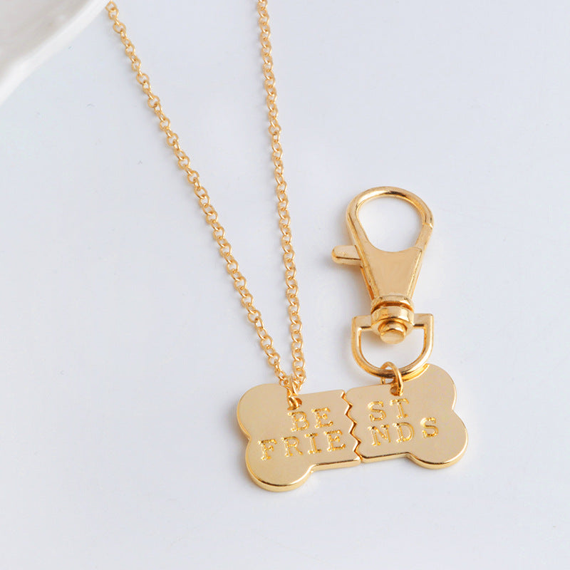 Best Charm Necklace Friendship Necklaces Dog Bones Animal Pendants - Minihomy