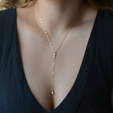 Exquisite diamond metal pendant necklace - Minihomy