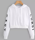 Crop pullover top sweatshirt women - Minihomy