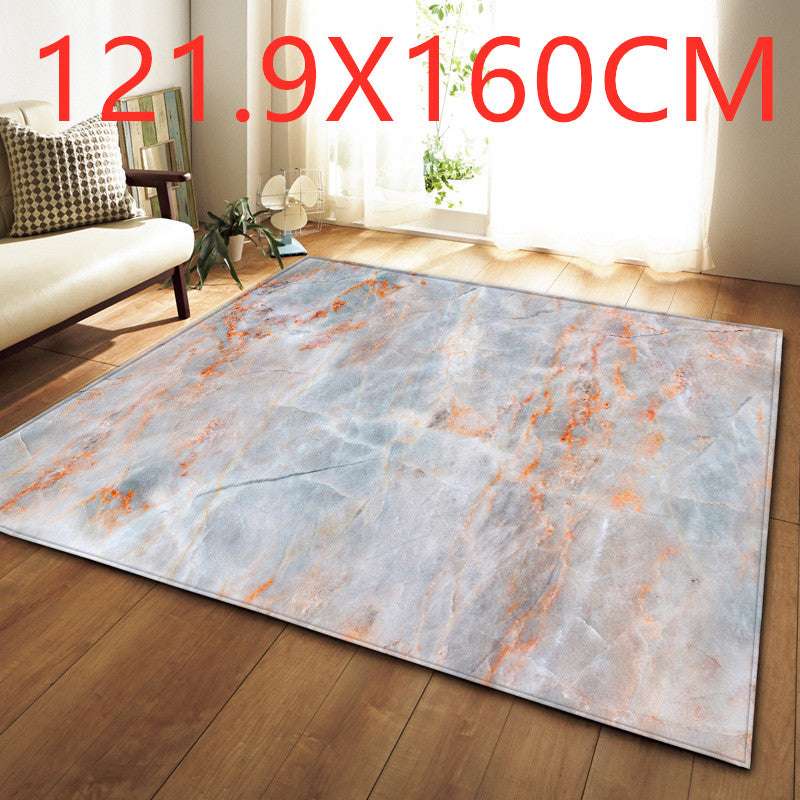 Marble Living Room Carpet Bedroom Restaurant Carpet - Minihomy