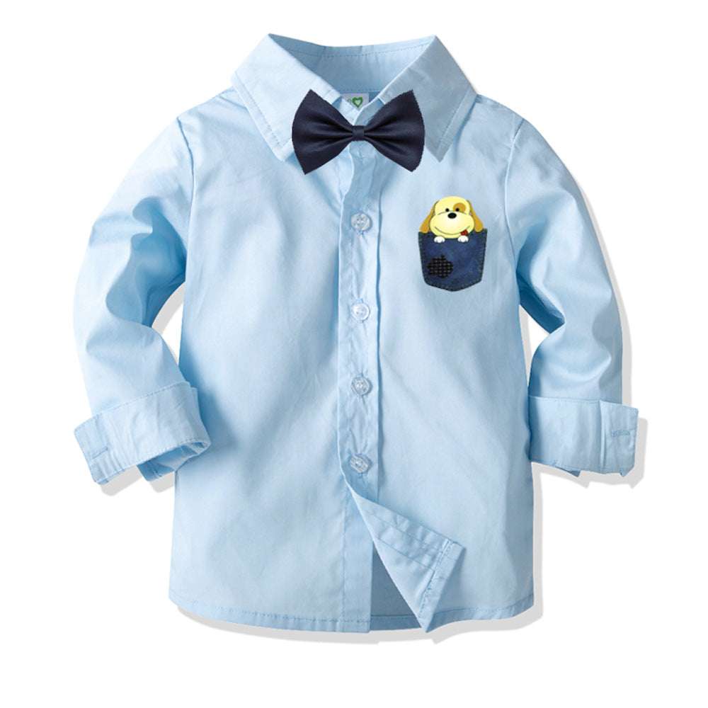 Baby boy long sleeve bottoming shirt - Minihomy