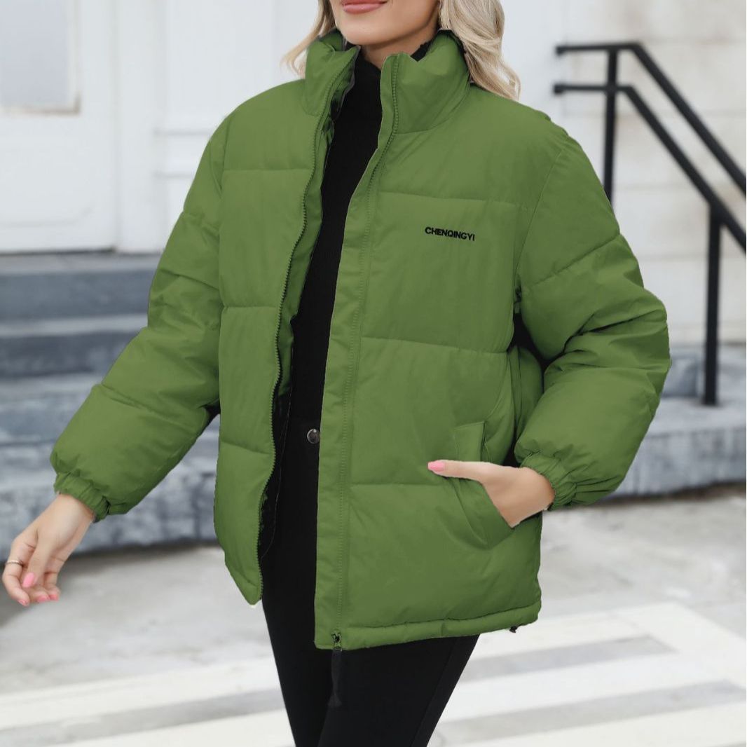 Plus Size Women's Thermal Cotton-padded Coat - Minihomy