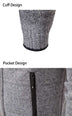 Men's Solid Color Cardigan Sweater: Stay Warm in Style - Minihomy