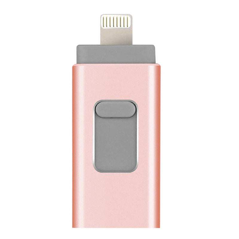 Four-in-one Small Push-pull Metal USB Drive - Minihomy