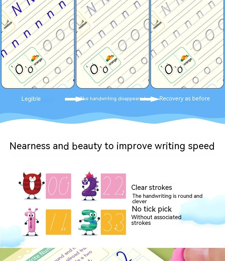 Calligraphy Practice Board: Groove Copybook for Pen Control & Magic Writing - Minihomy