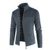 Men's Fleece-Lined Thickened Stitching Casual Cardigan Sweater - Minihomy