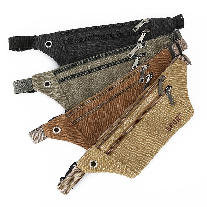 Multi-functional canvas pockets for men - Minihomy