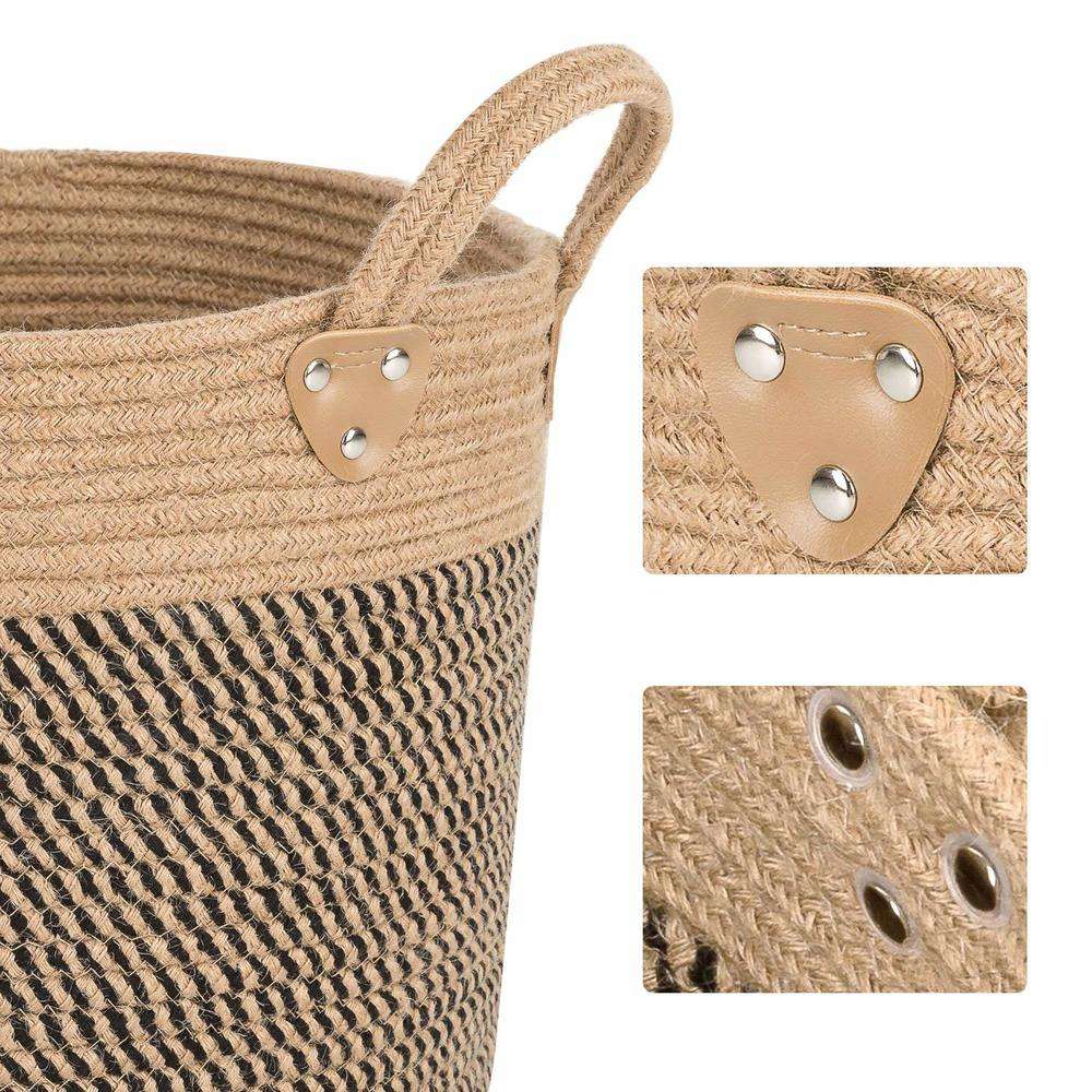 Cotton Linen Storage Laundry Basket - Minihomy