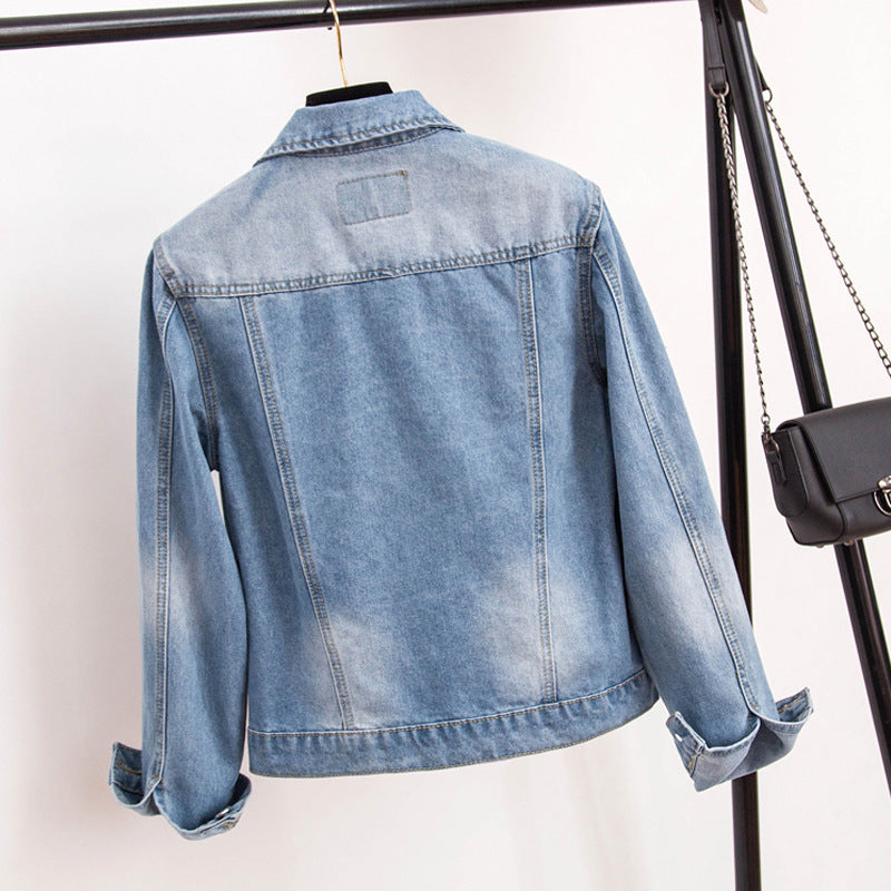 Embroidered Denim Jacket: Stylish & Unique Women's Jean Jacket