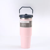 Portable Stainless Steel Travel Tumbler - Insulated Water Bottle with Handle Cover - Minihomy