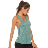 Summer Women Sport Gym Back Race Vest