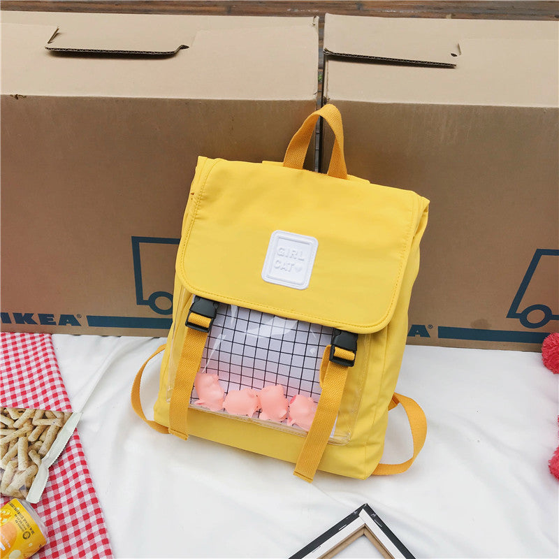 Korean Style College Backpack - Minihomy