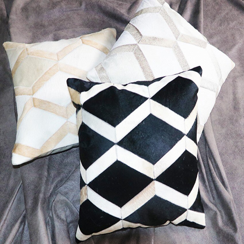 Home sofa cowhide pillow - Minihomy