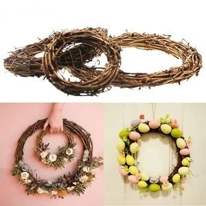 Natural Rattan Wreath DIY Kit - Home Decor