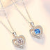 Ocean Heart Necklace: Simple Elegance with a Touch of Korean Charm - Minihomy