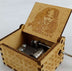 Antique Carved Wooden Hand Crank Music Box - Minihomy