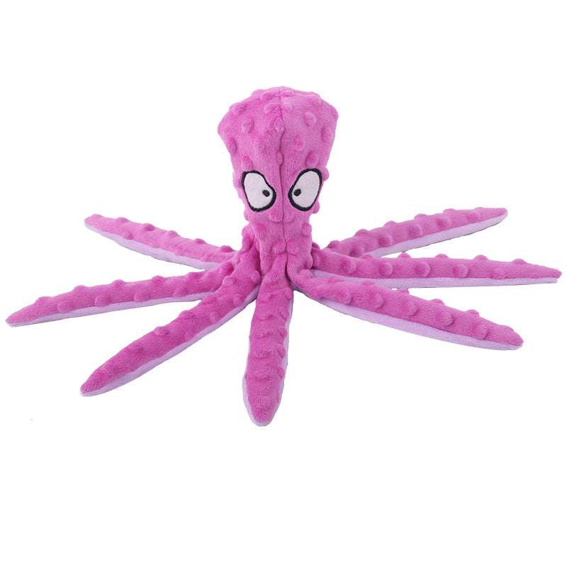 Eco-friendly Plush Octopus Pet Toy for Cats and Dogs - Minihomy