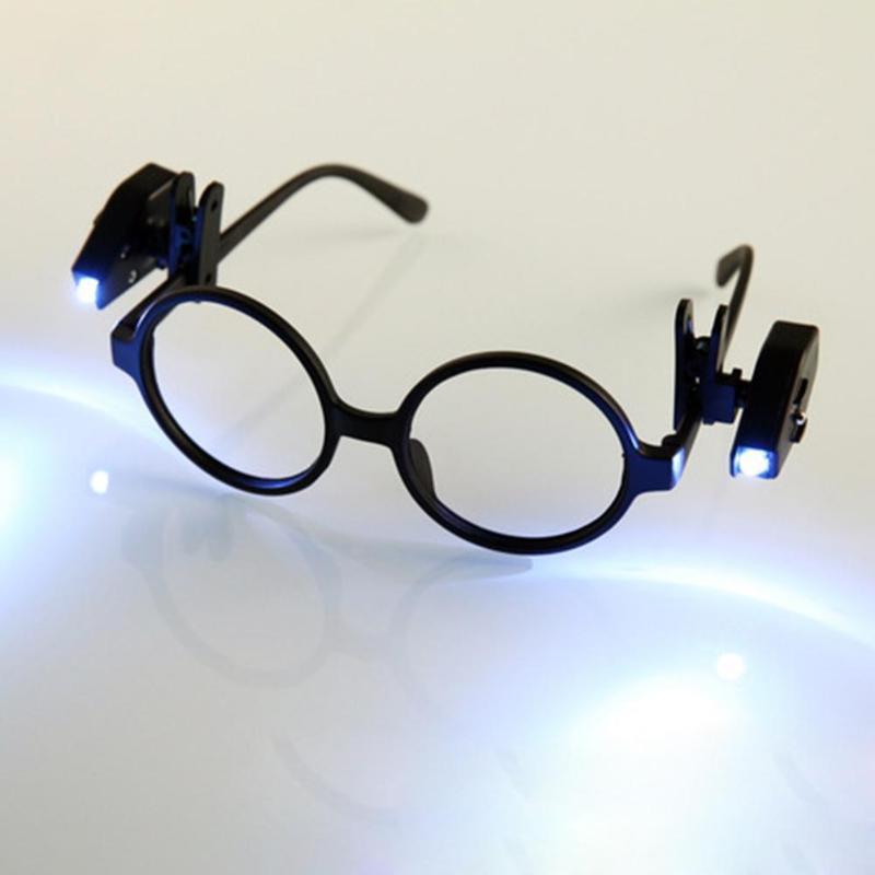 Mini LED Flashlight Glasses Light Adjustable LED Light New Eyeglass Clip Light - Minihomy