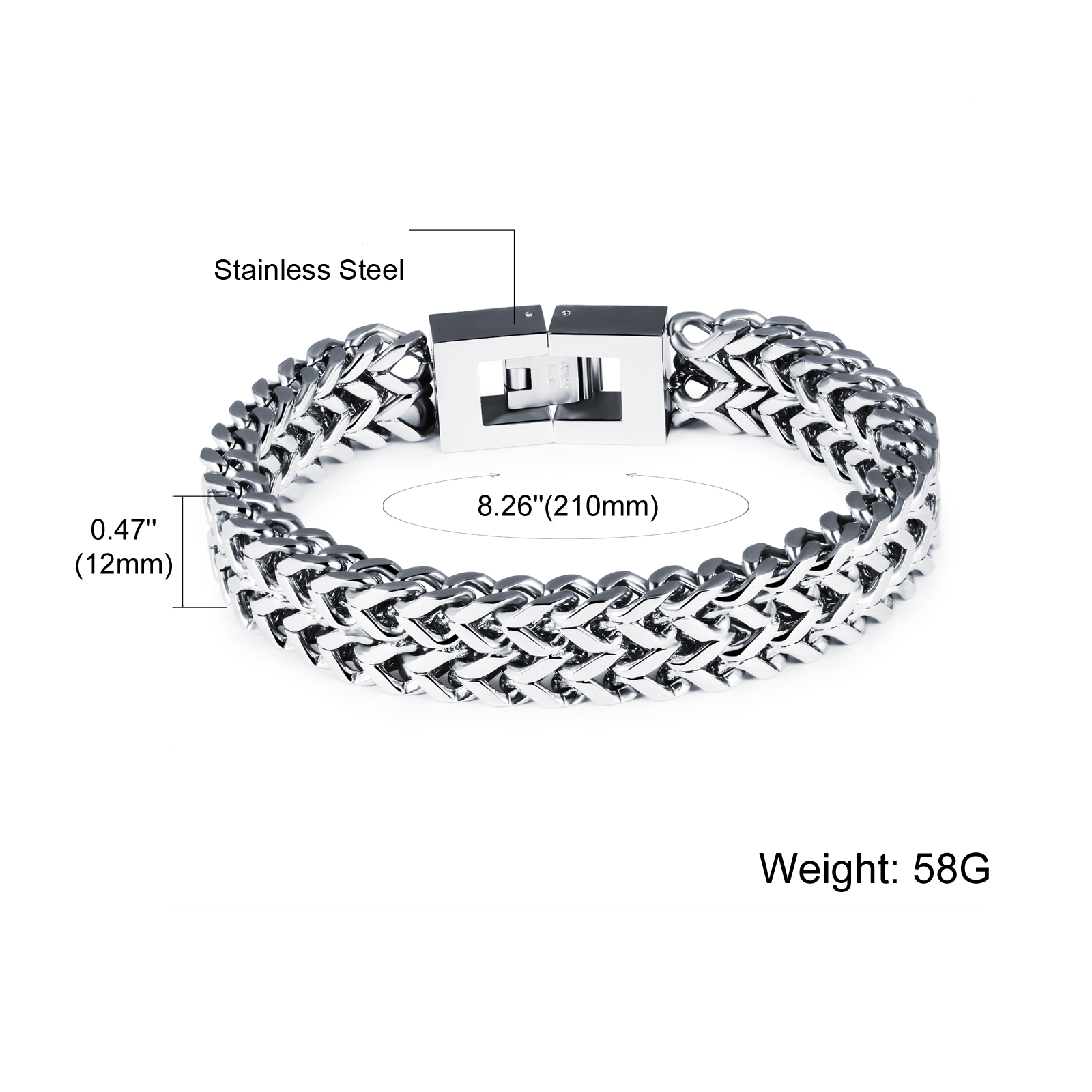 N790 Titanium steel Men Bracelets - Minihomy