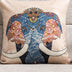 Elephant pillow cushion cover - Minihomy