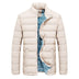 Elevate Your Style with the Men's Middle-Aged Youth Stand-Collar Padded Short Jacket - Minihomy