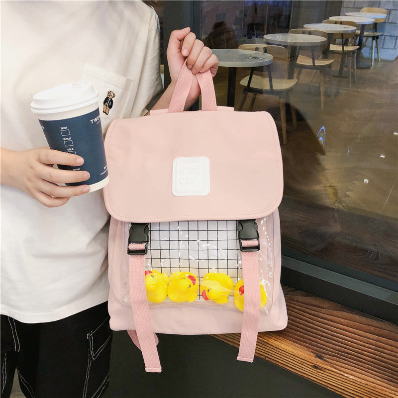 Korean Style College Backpack - Minihomy