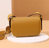 Leather Crossbody Bag for Women - One Shoulder Simple Design