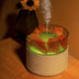 Cool-Mist Humidifier with Aroma Diffuser, Crystal Salt Lamp, and Ambient Light - Minihomy