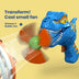 Dinosaur Bubble Machine Toy for Kids - Handheld Bubble Gun with Fan - Minihomy