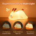 Cute Rabbit LED Night Light - Touch Sensor, Silicone, Christmas Gift for Kids - Minihomy