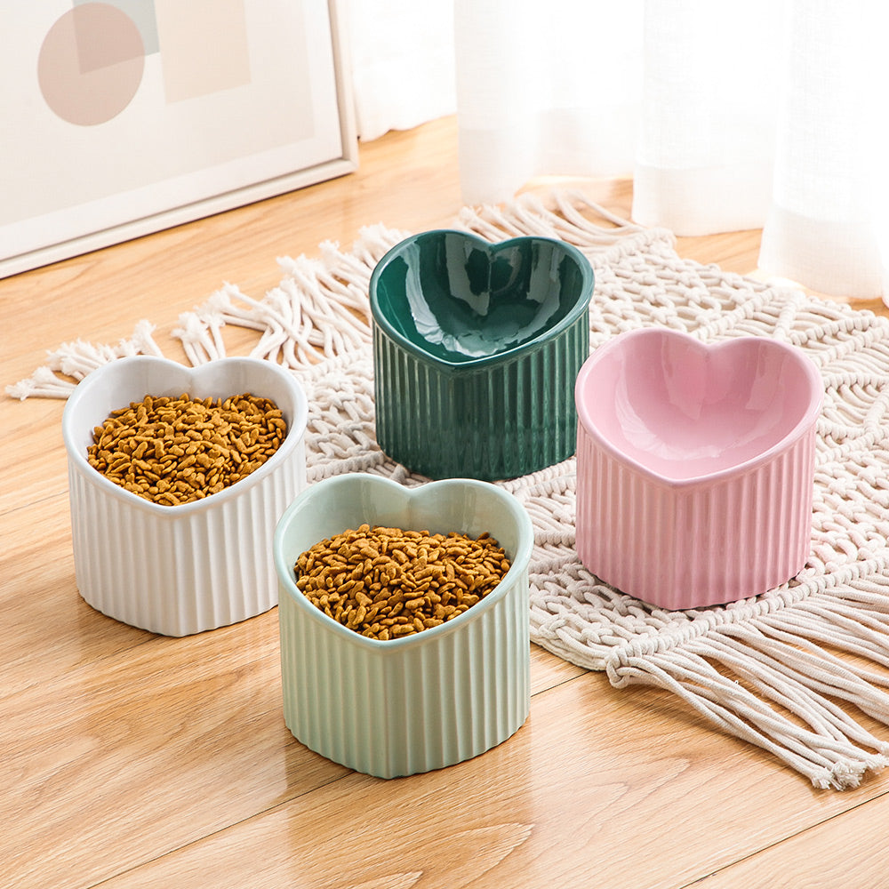 Pet Ceramic Bowl - Elevated Design for Healthy Feeding - Minihomy