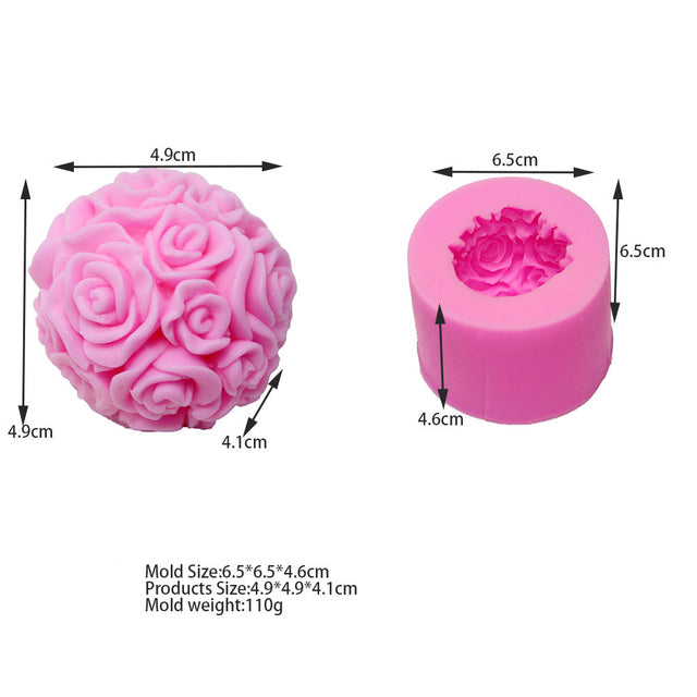 Non-stick Bubble Cube Candles Silicone Mold: Modern Style - Minihomy