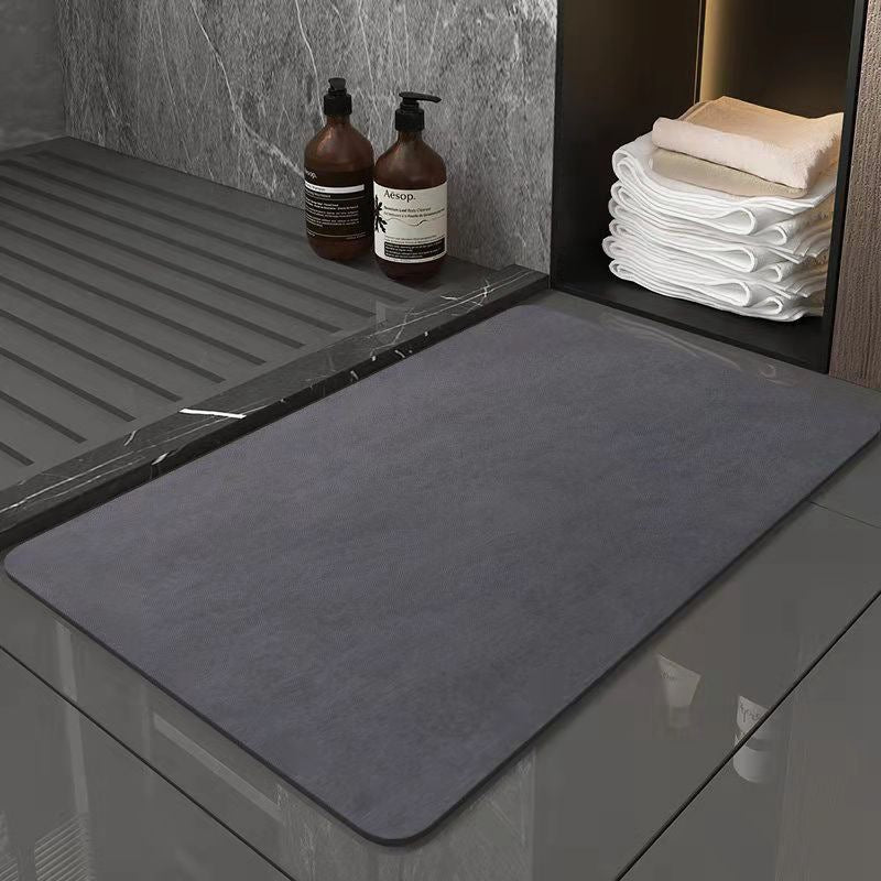 Modern Simple Soft Diatom Ooze Floor Mat Bathroom Absorbent Easy-to-dry Foot Mat - Minihomy