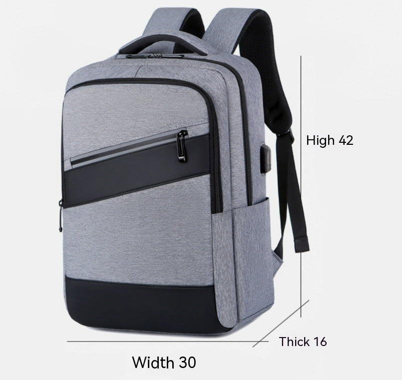 Business Backpack Korean Style Trendy Travel Fashion Simple - Minihomy