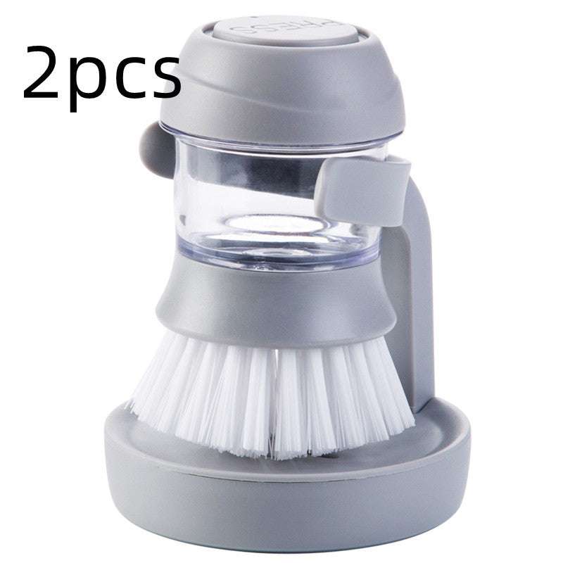 Dishwashing And Pot Washing Brush With Liquid Soap For Tableware - Minihomy