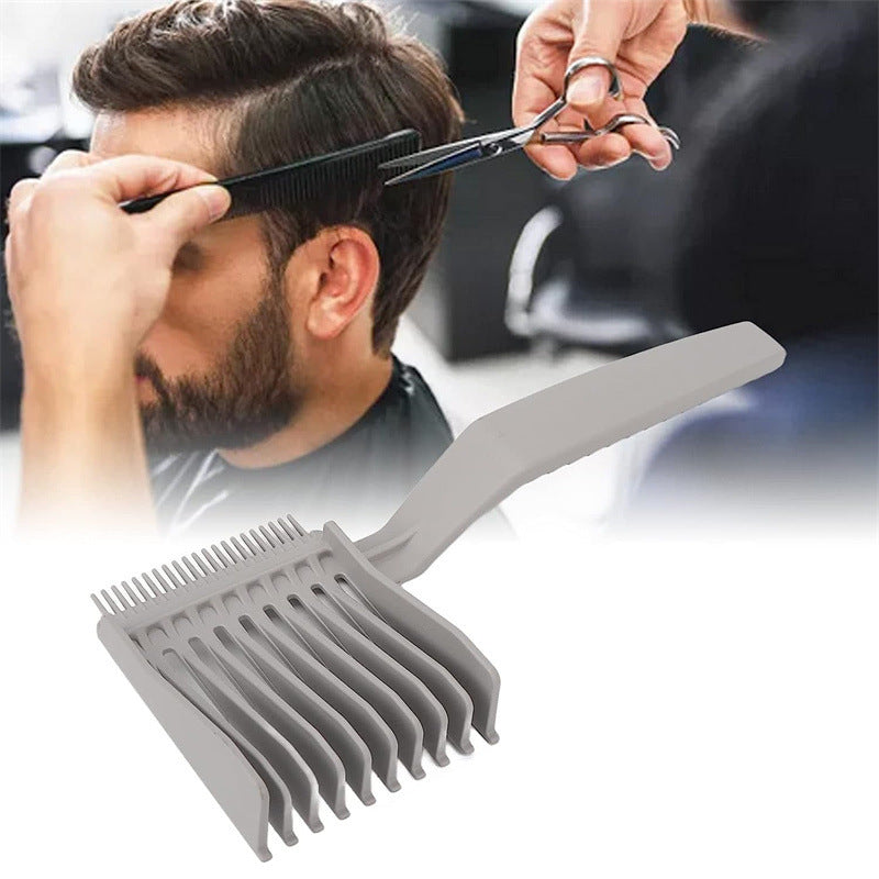 Clipper Barber Fade Combs - Ergonomic Styling Tool for Men - Hair Cutting Comb with Gradienter Design - Flat Top Comb - Salon - Minihomy