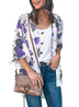 Flower Print Shirt Jacket Women Top - Minihomy