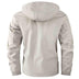 Men's Casual Hooded Jacket Parka Autumn And Winter Warm Solid Color Windproof Coat - Minihomy