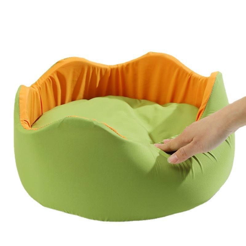 Ice Silk Nest Pet Dog Bed Breathable - Minihomy