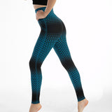 Gym High Waist Leopard Print Leggings - Minihomy